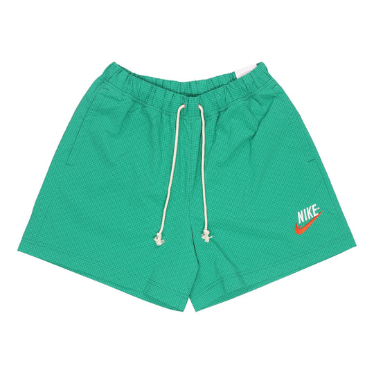 Nike Solid Color Straight Casual Shorts Green DM5282-365
