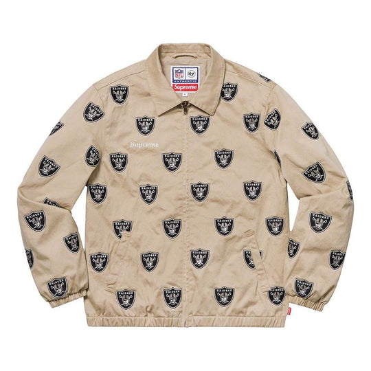 Supreme SS19 x NFL x Raiders x 47 Embroidered Harrington Jacket