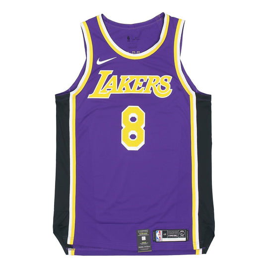 Men's Los Angeles Lakers 8 Kobe Bryant Nike Black Authentic Jersey