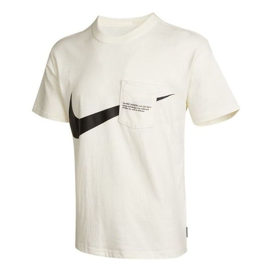 Nike AS Men's Nike Sportswear SWSH POCKET SS Tee Sail DJ6297-110