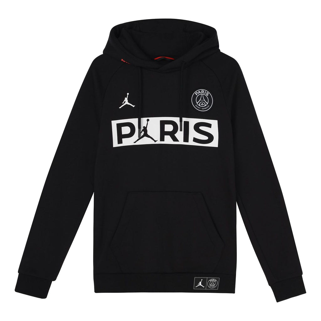 Air Jordan Paris Saint-Germain PSG logo Printing Autumn Hoodies 'Black' BQ8351-010 Hoodies  -  KICKS CREW