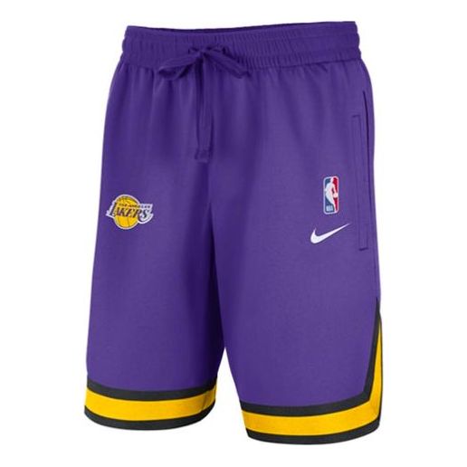 Nike Therma flex NBA Los Angeles Lakers Basketball Shorts Men's Global Purple CQ7487-504