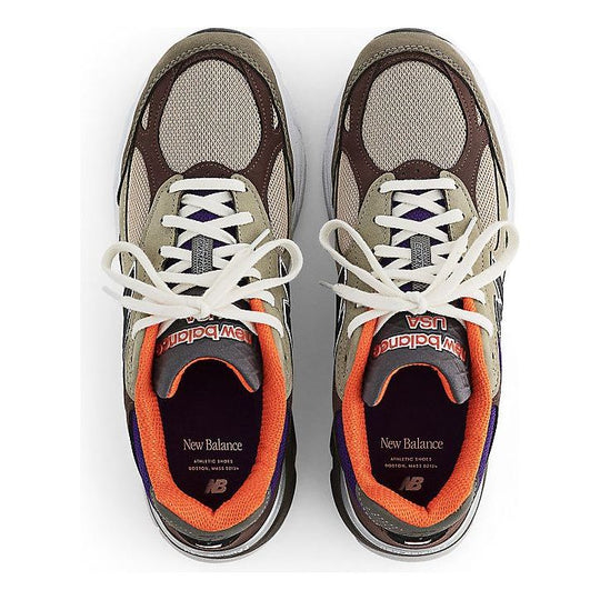 New Balance 990v3 Made in USA 'Teddy Santis Khaki Orange' M990BT3 Marathon Running Shoes/Sneakers  -  KICKS CREW
