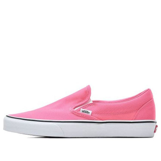 Vans Slip-on Minimalistic Cozy Low Tops Casual Skateboarding Shoes Pink VN0A33TBUR1