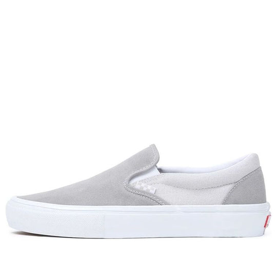 Vans Slip-On Low Tops Casual Skateboarding Shoes Unisex Gray VN0A5FCACOI