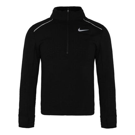 Men's Nike Dri-Fit Running Training Fleece Lined Sports Long Sleeves B