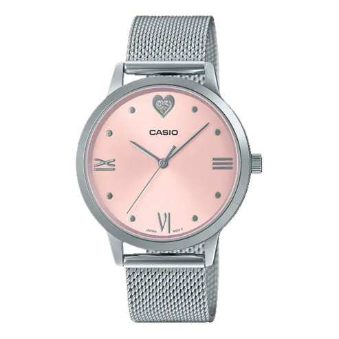 Women's CASIO Fashion Stylish Minimalistic Waterproof Watch Womens Silver Analog LTP-2022VM-4C Watches - KICKSCREW