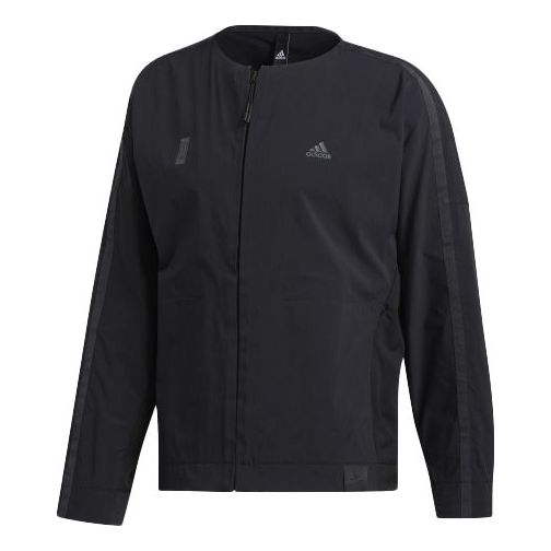 Men's adidas Wj Jkt Sports Stylish Jacket Black GJ5100