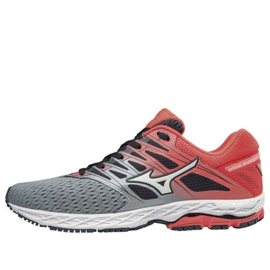 (WMNS) Mizuno Wave Shadow 2 Wide 'Gray Red' J1GD189702