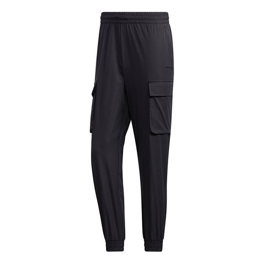 adidas neo Side Pocket Bundle Feet Casual Cargo Sweatpants Black GM2279