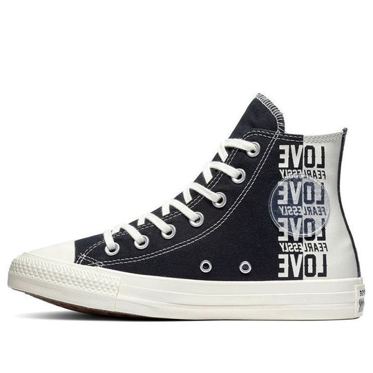 (WMNS) Converse Love Fearlessly Chuck Taylor All Star 'Black And White' 567309C