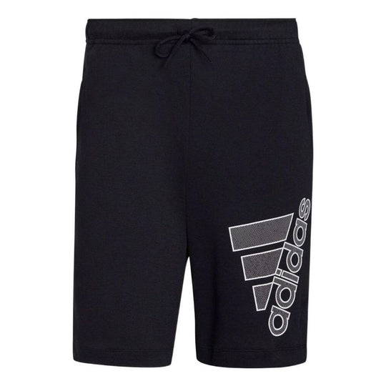 Men's adidas Alphabet Logo Printing Drawstring Lacing Straight Shorts ...