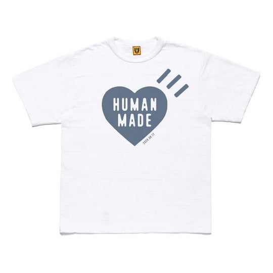 HUMAN MADE Short-Sleeved Unisex White/Blue HM20TE0817