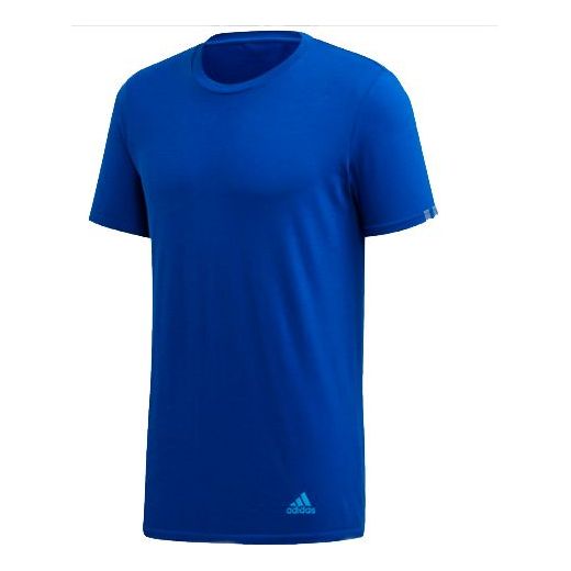 adidas Running Sports Short Sleeve Blue DZ1813