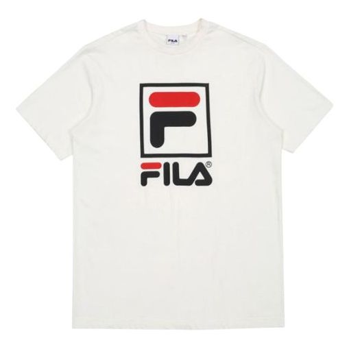 FILA Minimalistic logo Short Sleeve White Version FE2RSB5102X_CRM