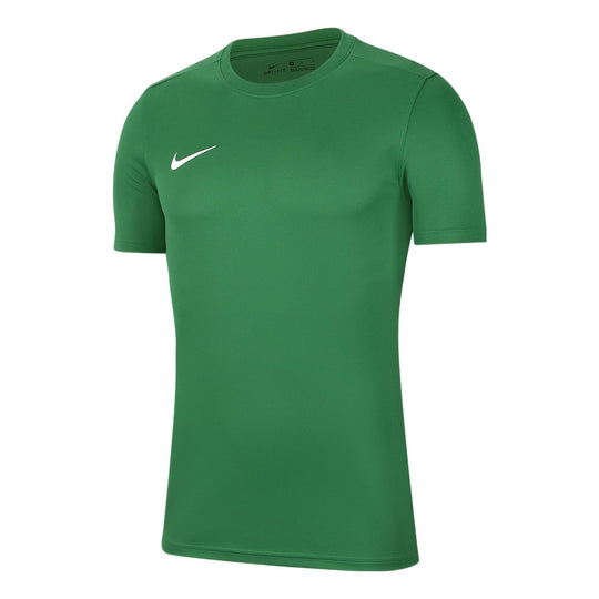 Men's Nike Dri-FIT Logo Printing Round Neck Pullover Short Sleeve Us Edition Dark Green T-Shirt BV6708-302