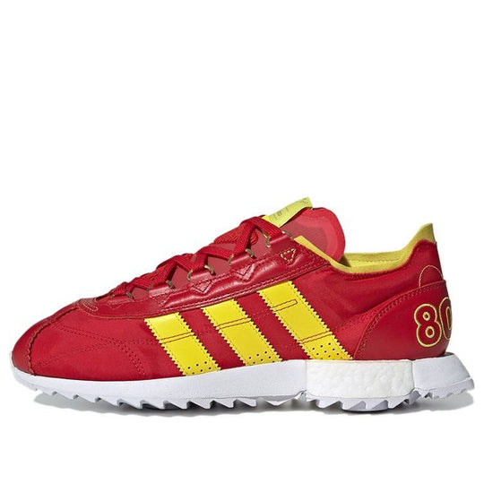 (WMNS) adidas originals SL 7600 Running Shoes Red/Yellow FX3834