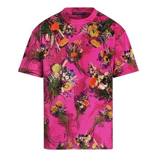 Products by Louis Vuitton: Embroidered LV Flower T-Shirt