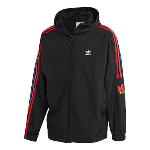 Men's adidas originals Sports Hooded Jacket Black GF7125