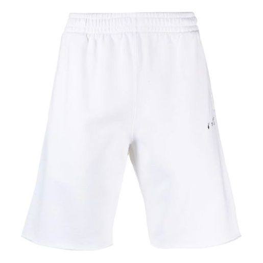 Off-White SS21 Arrows Pattern Printing Sports Shorts Version White OMCI006S21FLE0030110