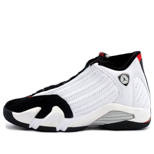 Air Jordan 14 OG 'Black Toe' 1998 136011-101 Retro Basketball Shoes  -  KICKS CREW