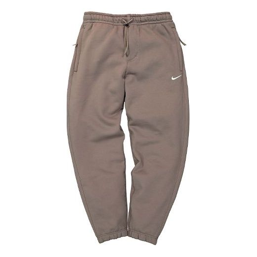 Men's Nike Lab Collection Embroidered Logo Casual Sports Pants/Trousers/Joggers Light Brown AV8279-202