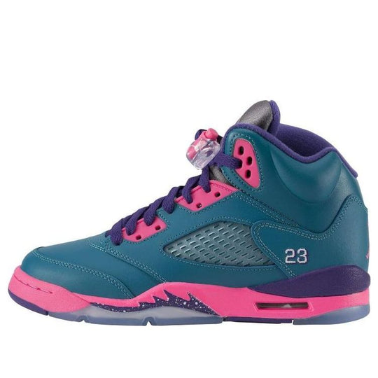 (GS) Air Jordan 5 Retro 'Teal' 440892-307 Big Kids Basketball Shoes  -  KICKS CREW