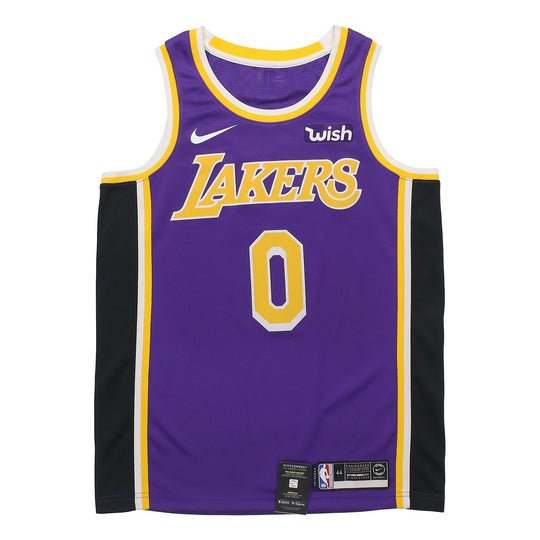 Nike NBA Basketball Sports Jersey limited SW Fan Edition Los Angeles Lakers Kuzma 0 Purple AA7097-512