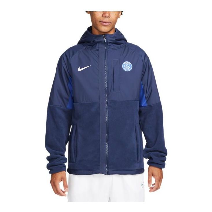 Nike Paris Saint-Germain AWF Winterized Full-Zip Football Jacket 'Navy
