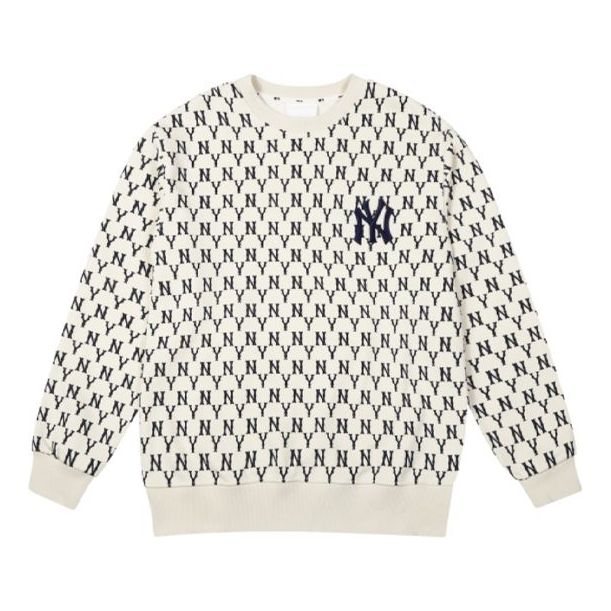 MLB, Tops, Authentic Mlb Korea New York Yankees Monogram Embossed Unisex  Sweatshirt Xs S