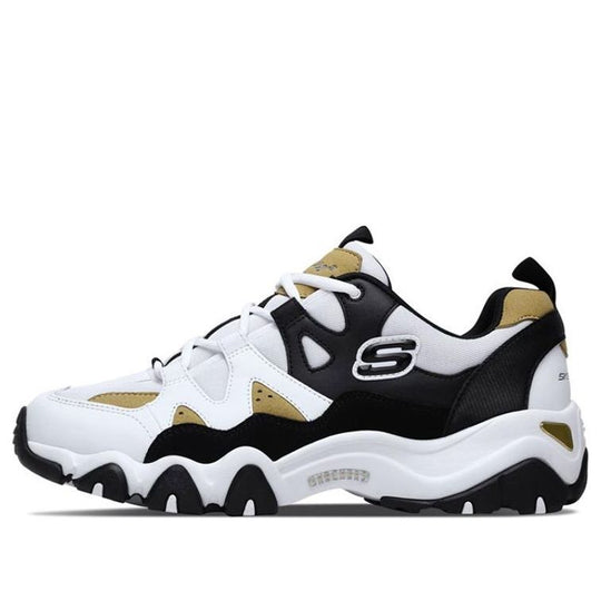 Skechers D'lites 2.0 Running Shoes Black/White/Yellow 999042-WBGD