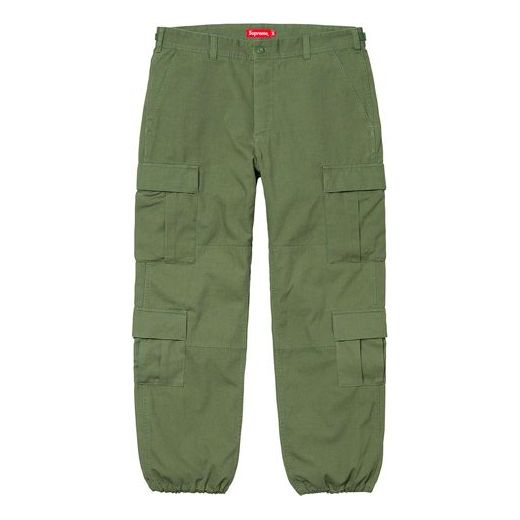 Supreme FW19 Week 2 Cargo Pant Bundle Feet Multiple Pockets Pants Unisex Green SUP-FW19-317 Casual Pants - KICKSCREW