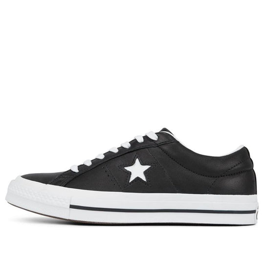 Converse Leather One Star Low Top 'Black White' 163385C