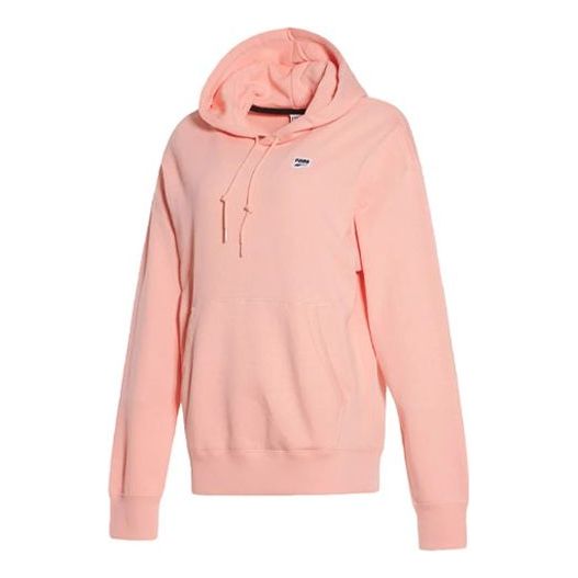 PUMA Logo Knit hooded Pullover Pink 579110-19