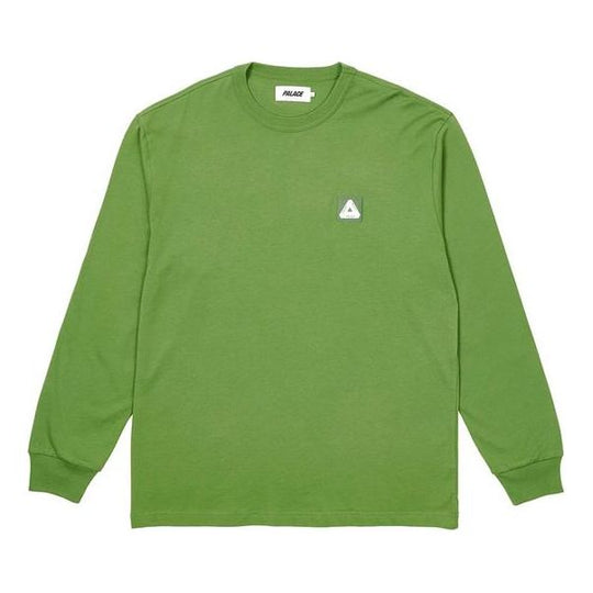 PALACE Unisex Logo Printing Round-neck Sweatshirt Green P20LS013