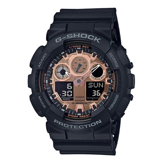 CASIO G-Shock Analog-Digital 'Black Rose' GA-100MMC-1A
