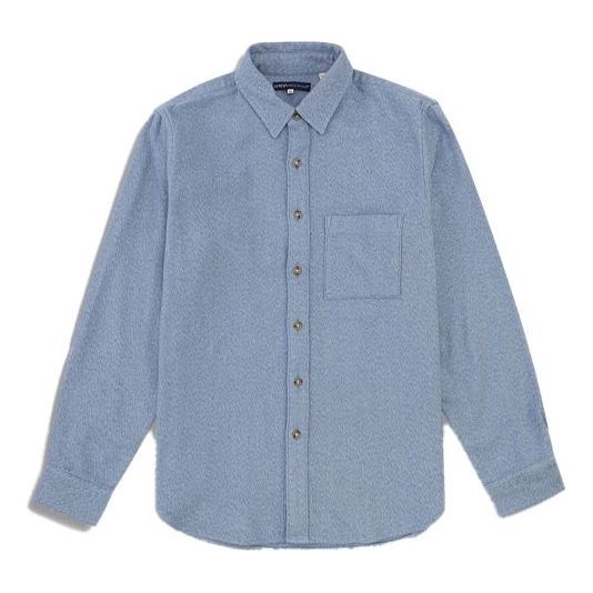 Men's Levis Casual Lapel Pure Cotton Long Sleeves Light Blue Shirt 212 ...