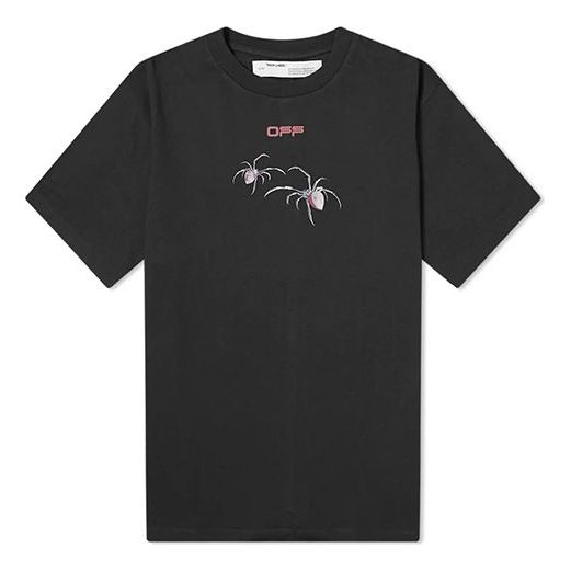 Off-White Arachno Arrow Short-Sleeve T-Shirt 'Black/Bordeau' OMAA038S2 ...