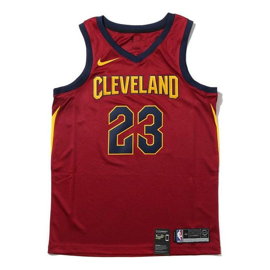 Nike NBA Jersey Icon Edition Basketball SW Fan Edition Cleveland Cavaliers LeBron James No. 23 Red (No. 3/Men's/Fans Edition/Lebron James/Gift to Boyf