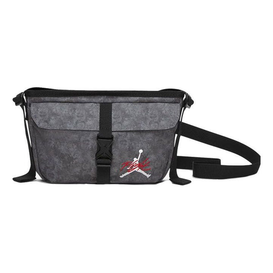 Men's Air Jordan Portable Large Capacity Messenger Bag Shoulder Bag Black DV5312-011