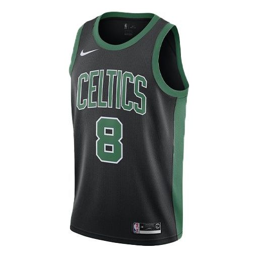 Nike Boston Celtics NBA Version SW Fan Edition Jersey Black 877198-018 Basketball Jersey  -  KICKSCREW