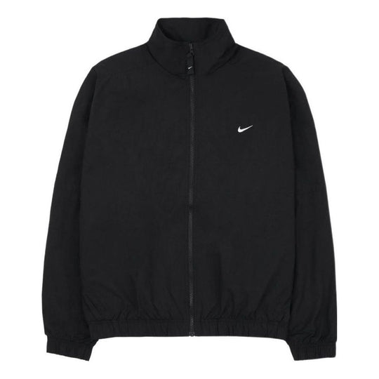 Nike Solo Swoosh Woven Track Jacket 'Black' DQ5201-010