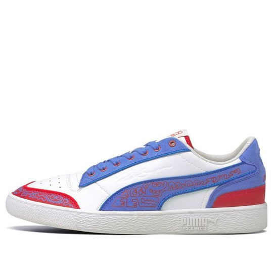 PUMA Ralph Sampson Mr Doodle Casual Shoes White/Blue/Red 380539-01