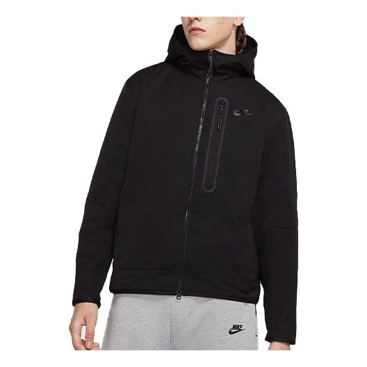 Nike Sportswear Tech Essentials logo Printed casual hooded Jacket Men'