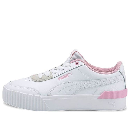 (WMNS) PUMA Carina Lift Casual Board Shoes White/Pink 373031-10 - KICKS ...