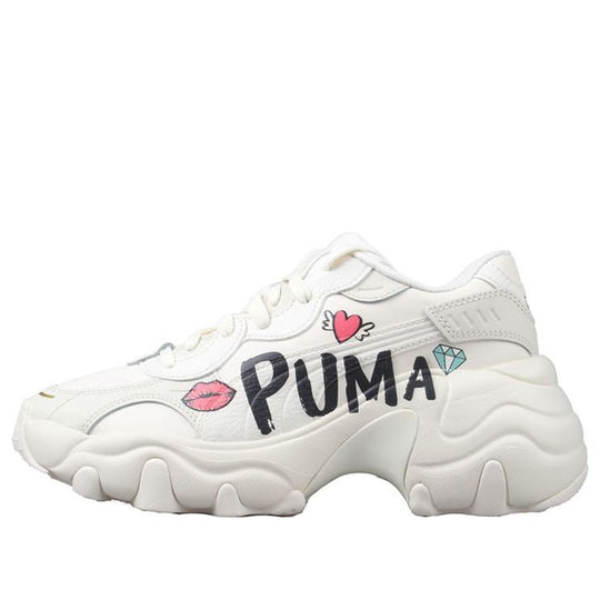 (WMNS) PUMA Pulsar Wedge 'White Pink' 392709-01
