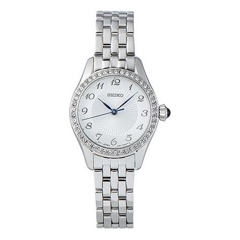 SEIKO WMNS QuartzPair Series Quartz Watch Silver/White SUR385P1 Watches - KICKSCREW