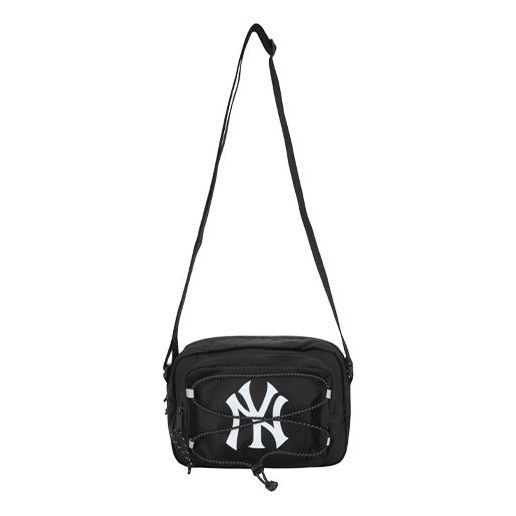 MLB String New York Yankees Logo Messenger Bag Black 32BGD4011-50L Messenger Bag - KICKSCREW