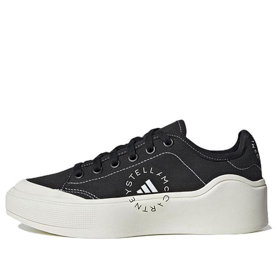 (WMNS) adidas by Stella McCartney Court Shoes 'Core Black Off White' HP5702