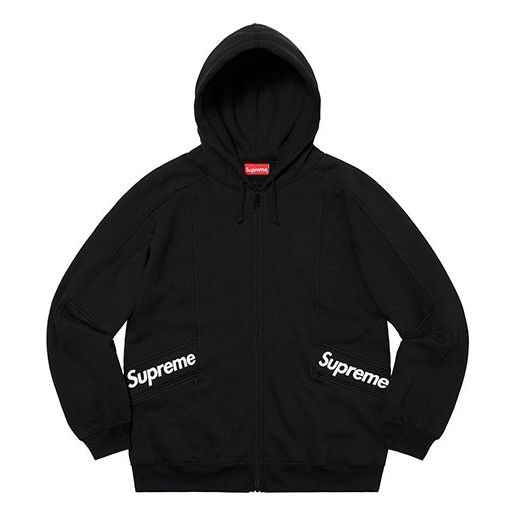 Supreme SS20 Week 3 Color Blocked Zip Up Hooded Sweatshirt SUP-SS20-365